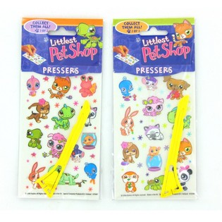 Littlest Pet Shop Rub-on Transfers / Stickers (24 pcs)
