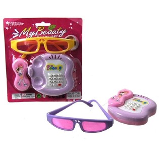 SUNGLASSES WITH TOY PHONE (6 pcs)