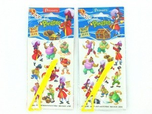 DISNEY PETER PAN RUB-ON TRANSFERS / STICKERS (24 pcs)