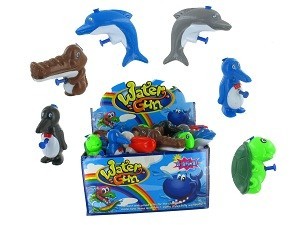 ANIMAL WATER PISTOLS IN DISPLAY (24 pcs)