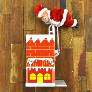 SANTA IN CHIMNEY KLIMT (2pcs)