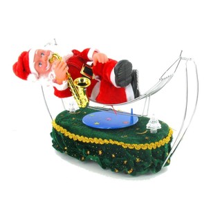 SANTA WITH SAX IN HAMMOCK (2pcs)