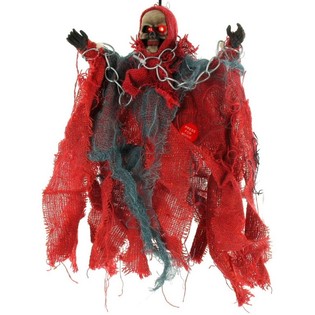 HANGING SPOOKY REAPER WITH LIGHT & SOUND (3 pcs)