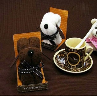TOWEL IN THE FORM OF A DOG (2pcs)