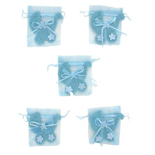 BABY SHOWER GIFT BAG - BABY BLUE (12 pcs)