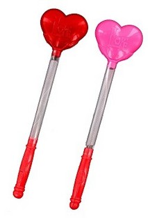 LED Party Glow Stick - Heart Model (12 pcs)