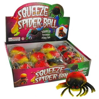 Creepy Spider Squeeze Ball (11 pcs)