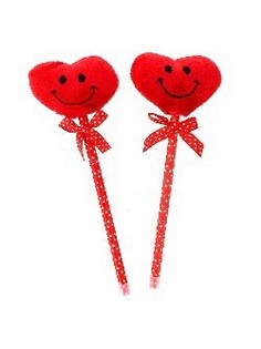 Heart-Shaped Smiley Pens (12 pcs.)