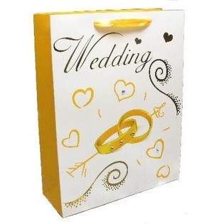 Wedding Gift Bag - Gold (12 pcs.)