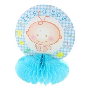 BIRTH TABLE DECORATION - BABY BLUE (8st).