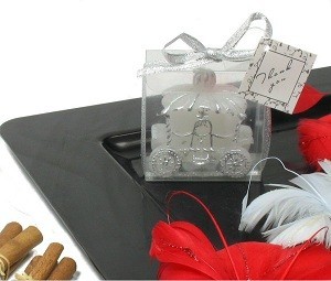 Wedding Carriage Candle in Gift Box (12 pcs)
