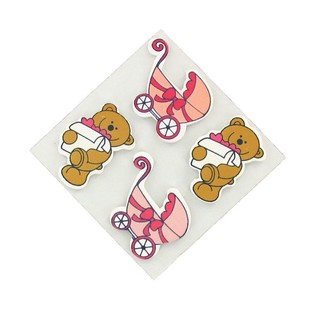 Decoration Stickers - Baby Pink (20 pcs)