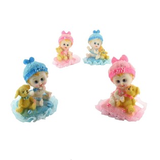 DECORATION BABY ON PILLOW 9 CM (4 pcs)
