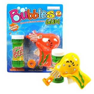 BUBBLE BLOWER GUN ON CARD (6 pcs)