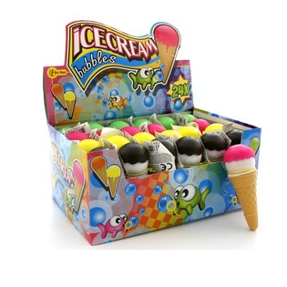 MINI ICE CREAM BUBBLE BLOWERS (24 pcs)