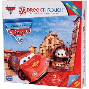 Megapuzzles Breakthrough 3D Cars 2 - 50671AEG