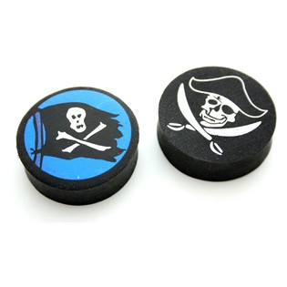 Round Pirate Erasers (60 pcs)