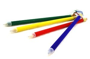 Jumbo Pencil with Felt Topper (12 pcs)