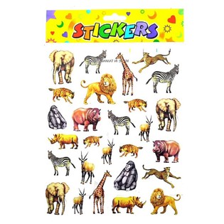 Cheerful Stickers (48 pcs) - Bulk Toy Stickers