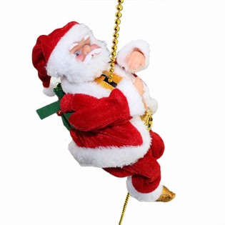 CLIMBING SANTA CLAUS WITH MUSIC (2 pcs)