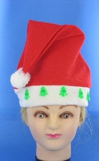 LIGHT-UP CHRISTMAS HAT WITH REINDEER (12 pcs)