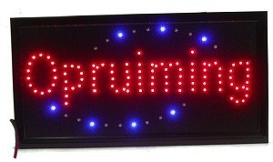 Art.nr: 410 860 - LED SIGN - CLEARANCE