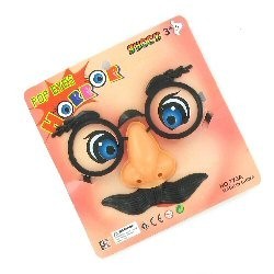 Funny Glasses with Mustache (12 pcs)