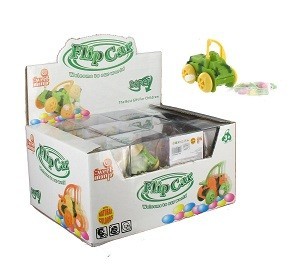 WIND-UP CAR WITH CANDIES (24 pcs)