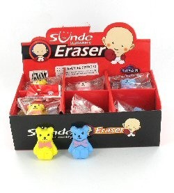 CAT SHAPED ERASER (30 pcs)