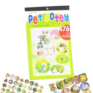 Sticker Book Model - Animals (12 pcs)