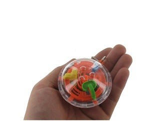PATIENCE GAME KEYRING (18 pcs)