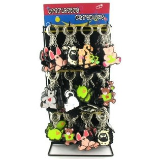 KEYRING DISPLAY: ANIMALS (144 pcs)
