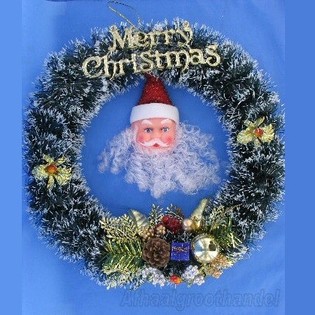 CHRISTMAS DOOR DECORATION - ROUND (2 pcs)