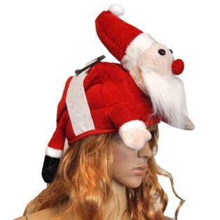 SANTA HAT ON YOUR HEAD (3St.)