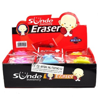 DRESS SHAPED ERASER (48 pcs)