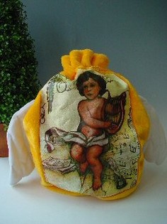 Large Gift Bag with Angel Wings (2 pcs)