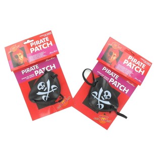 Pirate Eyepatch on Card (24 pcs)
