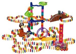 PLAYGO - Deluxe Domino Toy Set with Domino Train - 500 Pieces