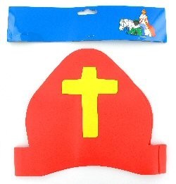 Saint Nicholas Foam Mitre Hat (12 pcs)