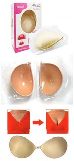 Fabric Adhesive Bra - Cup B - Nude