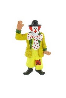 CAKE DECORATION - PIPO THE CLOWN FIGURINE (50 pcs.)