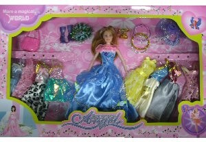MEGA LARGE DOLL DRESS-UP PLAYSET