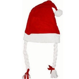 Christmas Hat with Braids (12 pcs.)