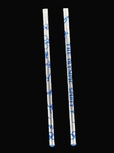 WOODEN PENCILS SILVER/BLUE (144 pcs.)