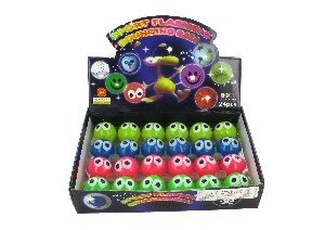 Flashing Eyeball Bouncy Ball in Display (24 pcs)