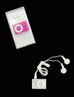 MP3 Player with Earphones - 4GB (Assorted Colors)