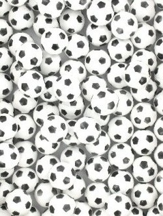 FOOTBALL BOUNCY BALL (98 pcs)