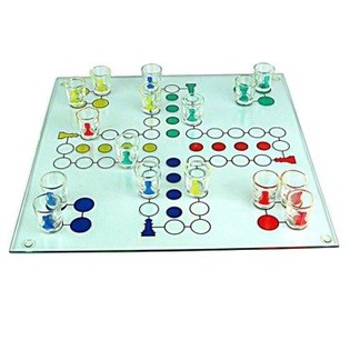 Glass Ludo Board Game | Drinking Game Wholesale