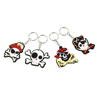 Mixed Pirate Keyrings (12 pcs)