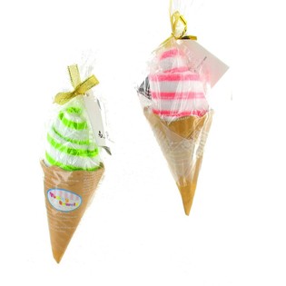 ICE CREAM SHAPED HAND TOWEL - LARGE (8 pcs)